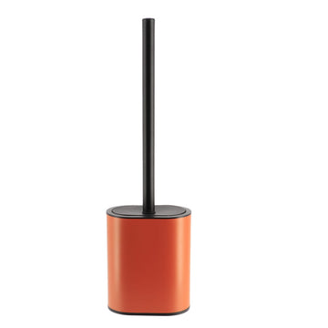 Perie De Toaletă Plată Din Silicon Cu Suport Metalic - Siena/ Negru prezentat într-un decor modern marca Ramos