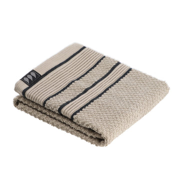 Prosop 30x50 cm 100% Bumbac - Twine/Negru ilustrat într-un decor elegant marca Ramos