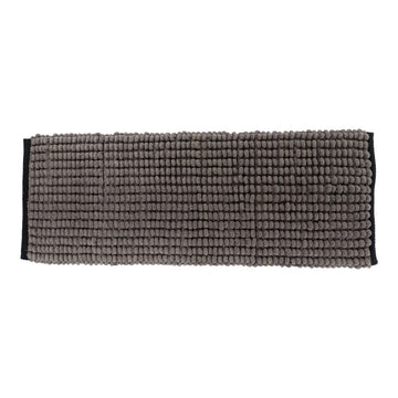 Covoraș Bicolor Bumbac 45x120 CM - Gri/Negru - ramosdecor