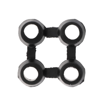 Conectori Preș Cauciuc Caillebotis - Negru ilustrat într-un decor elegant marca Ramos