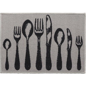 Covor bucătărie Couverts Gris - 40X60CM - ramosdecor