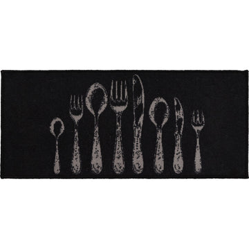 Covor bucătărie Couverts Noir - 50X120CM - ramosdecor