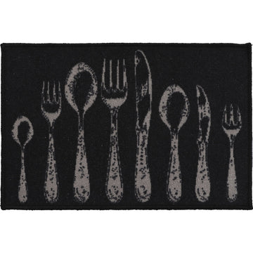 Covor bucătărie Couverts Noir - 40X60CM - ramosdecor