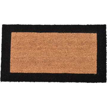 Preș Intrare Bicolor 33X60CM Coco/Pvc - Natural/Negru - ramosdecor