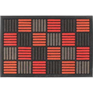 Preș Intrare Caroll 40X60CM Nailon/Cauciuc - Orange - ramosdecor