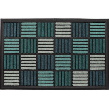 Preș Intrare Caroll 40X60CM Nailon/Cauciuc - Turcoaz - ramosdecor