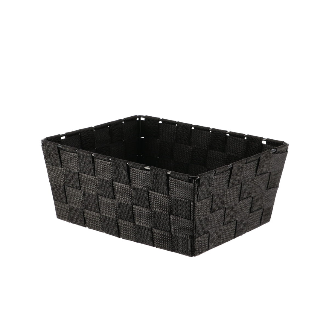 Coș Depozitare Din Poliester 19,5x25x10,5 Cm - Negru - ramosdecor