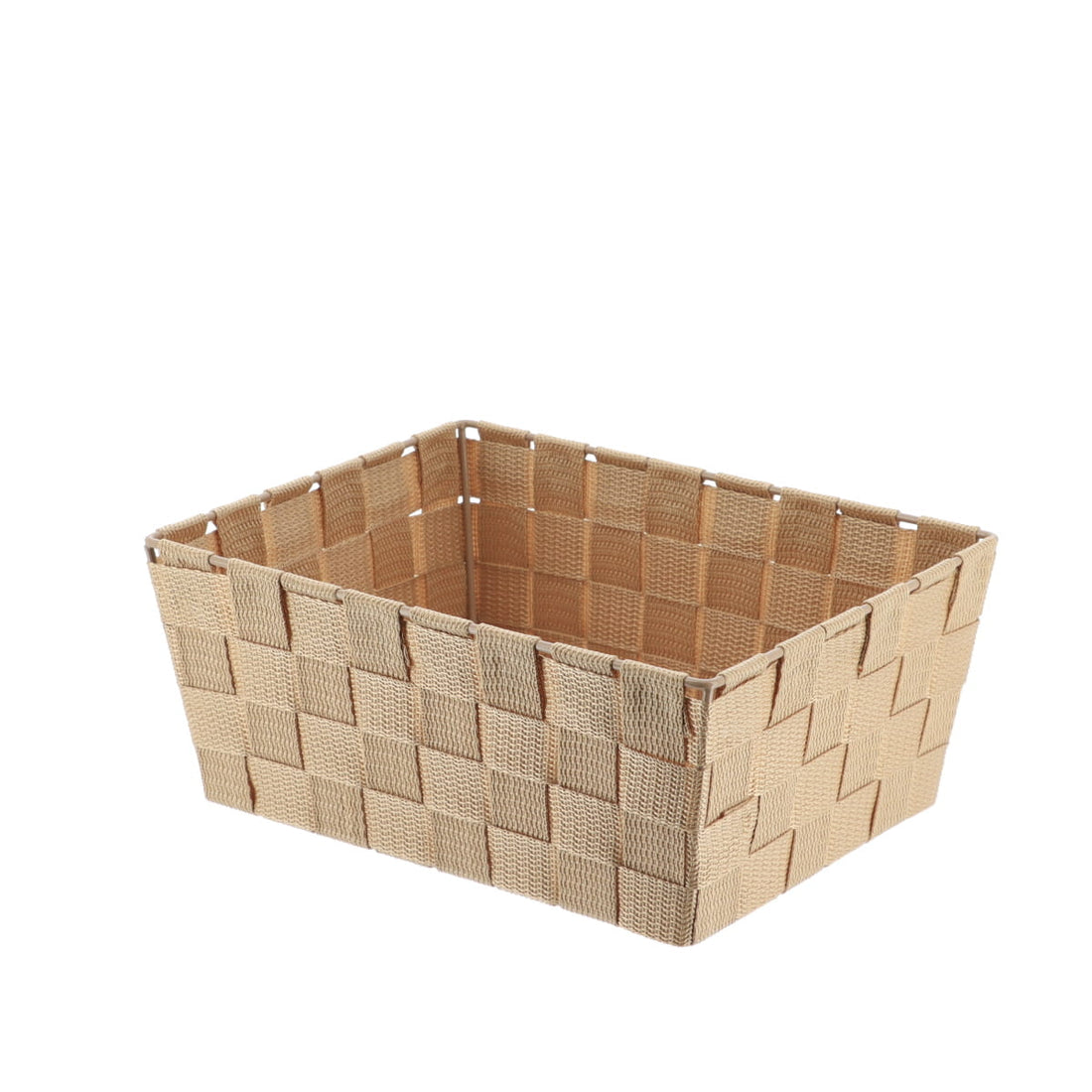 Coș Depozitare Din Poliester 19,5x25x10,5 Cm - Bej - ramosdecor