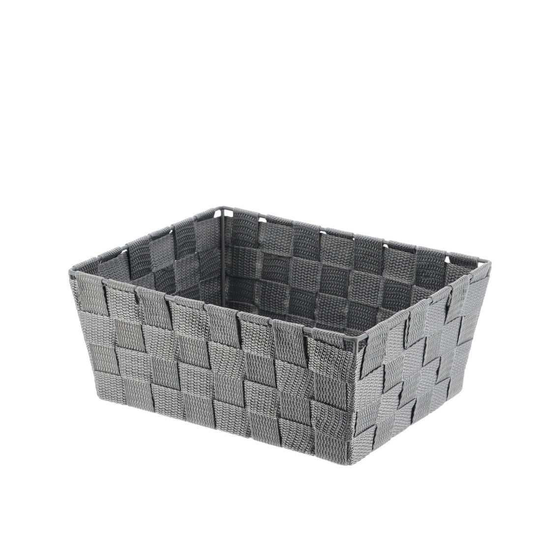 Coș Depozitare Din Poliester 19,5x25x10,5 Cm - Gri - ramosdecor