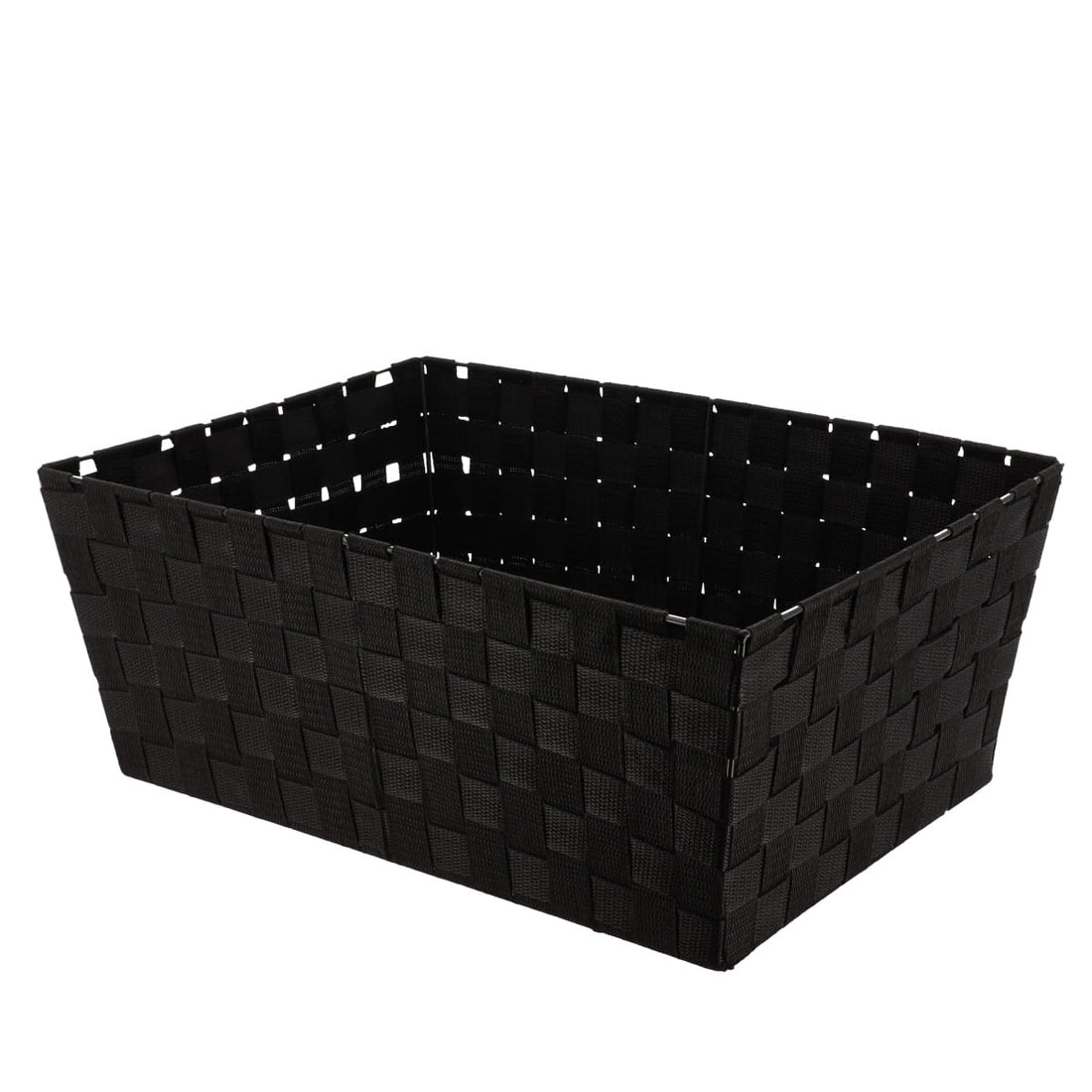 Coș Textil Depozitare 32,5x45x18 cm - Negru Elegant - ramosdecor