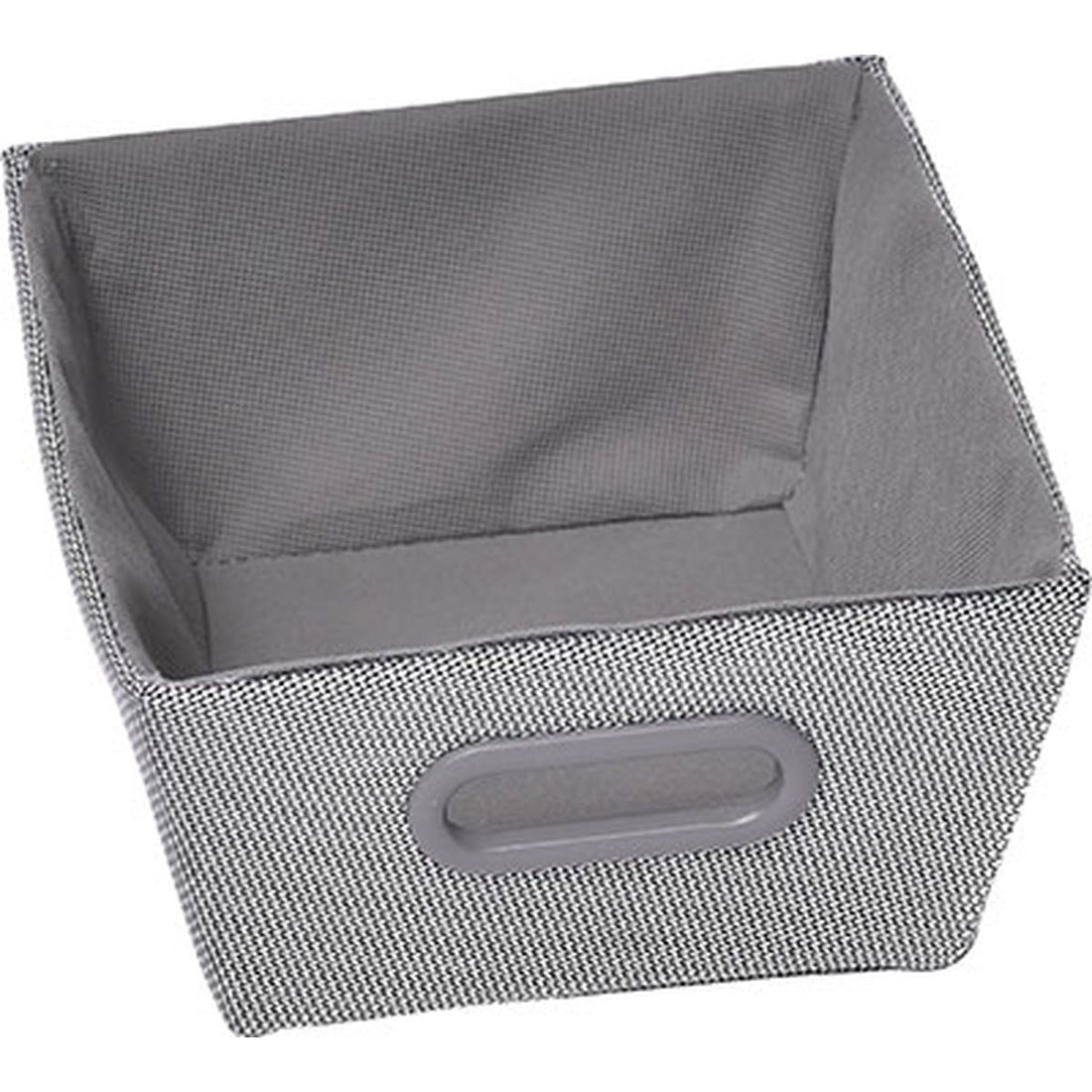 Coș Depozitare Din Poliester 20,5x26x10,5 Cm - Argintiu - ramosdecor