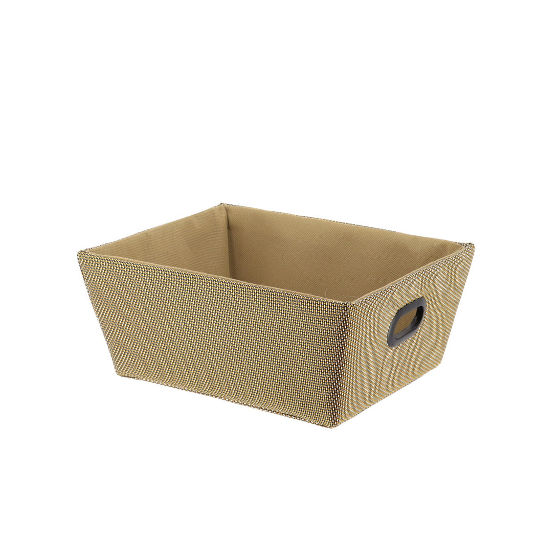Coș Depozitare Din Poliester 20,5x26x10,5 Cm - Auriu - ramosdecor