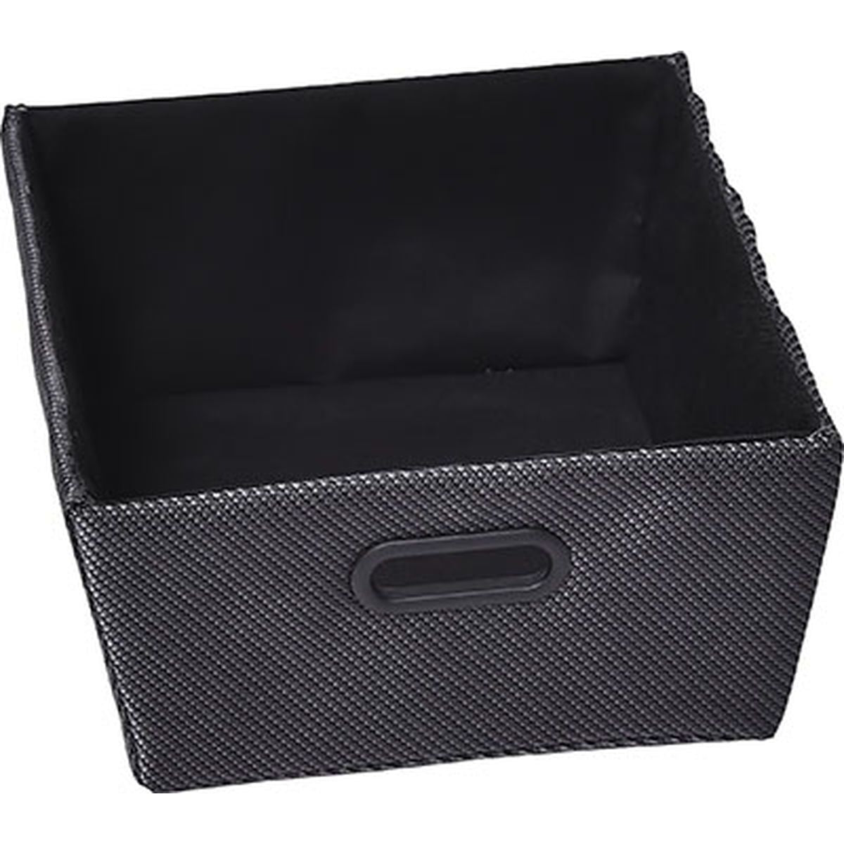 Coș Depozitare Din Poliester 32,5x40x15 Cm - Negru - ramosdecor