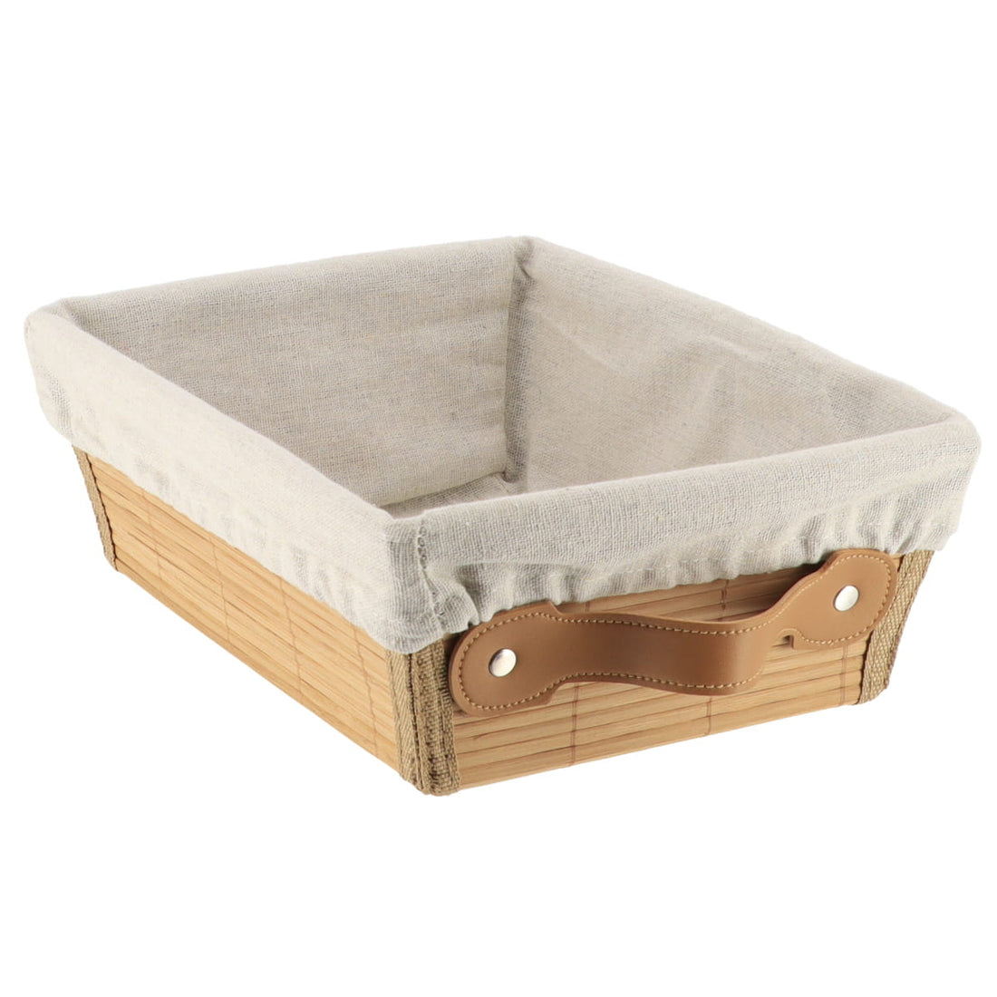 Coș Depozitare Bambus 20,5x26x10,5 cm - Bambus/In - ramosdecor