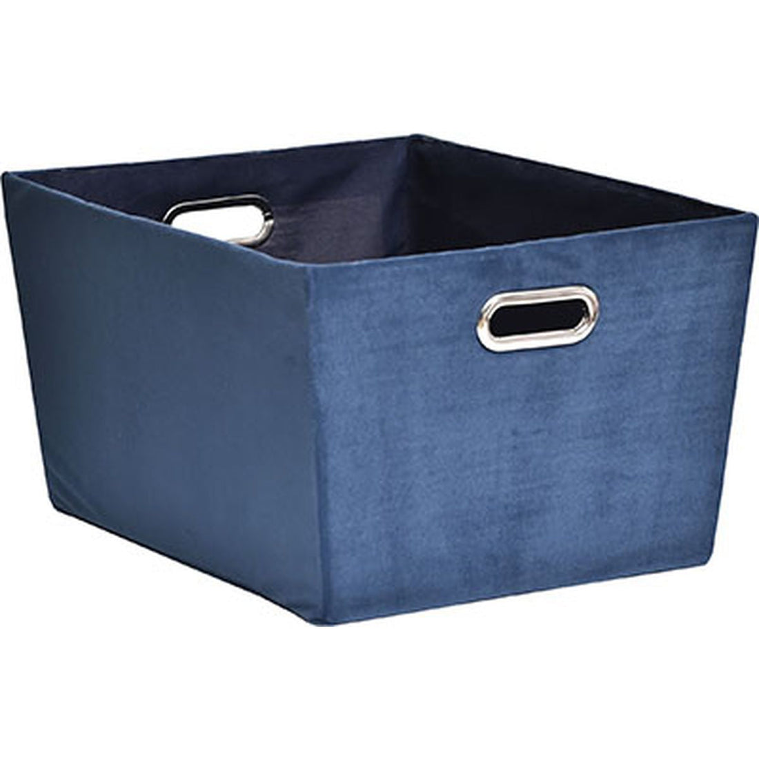 Coș Depozitare Din Catifea 35x45x24 Cm - Albastru Jeans - ramosdecor
