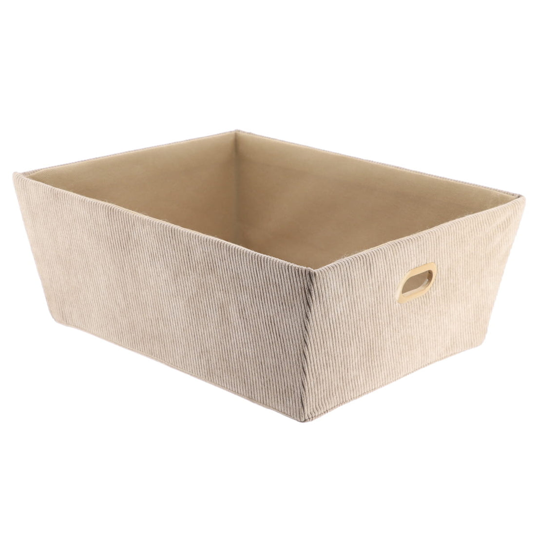 Coș Depozitare Din Catifea L32,5xP40xH15 cm - Taupe - ramosdecor