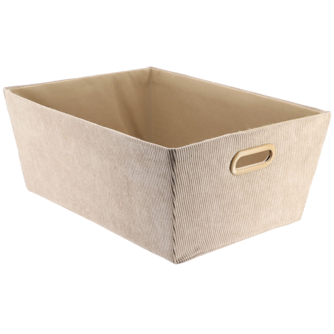 Coș Depozitare Din Catifea L32,5xP45xH18 cm - Taupe - ramosdecor