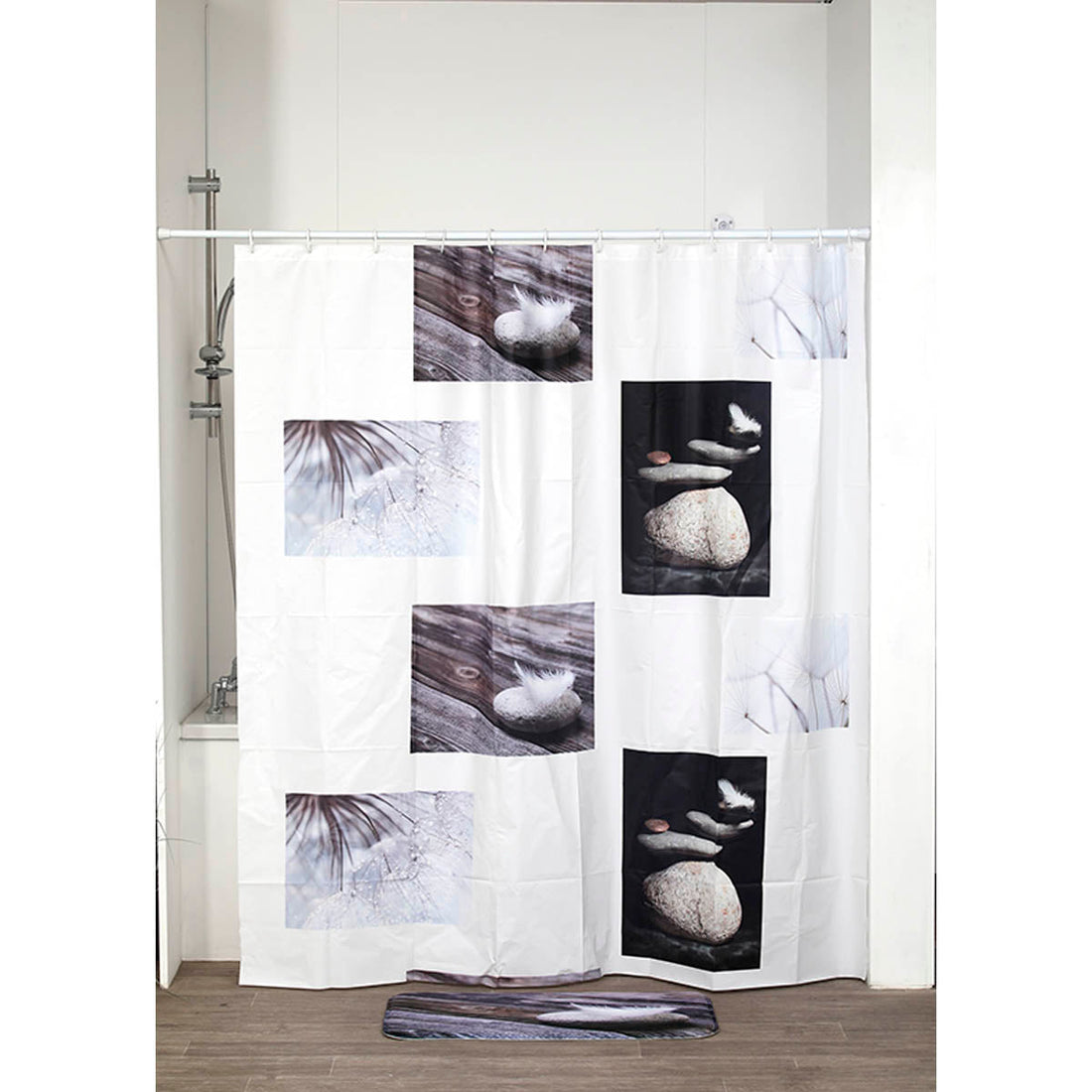 Perdea Duș PEVA 180X180 Cm - Divine - ramosdecor