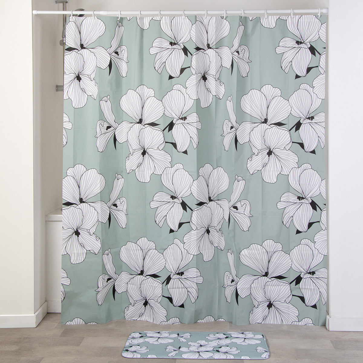 Perdea De Duș EVA PE 180X200 CM - Green Ecrin - ramosdecor
