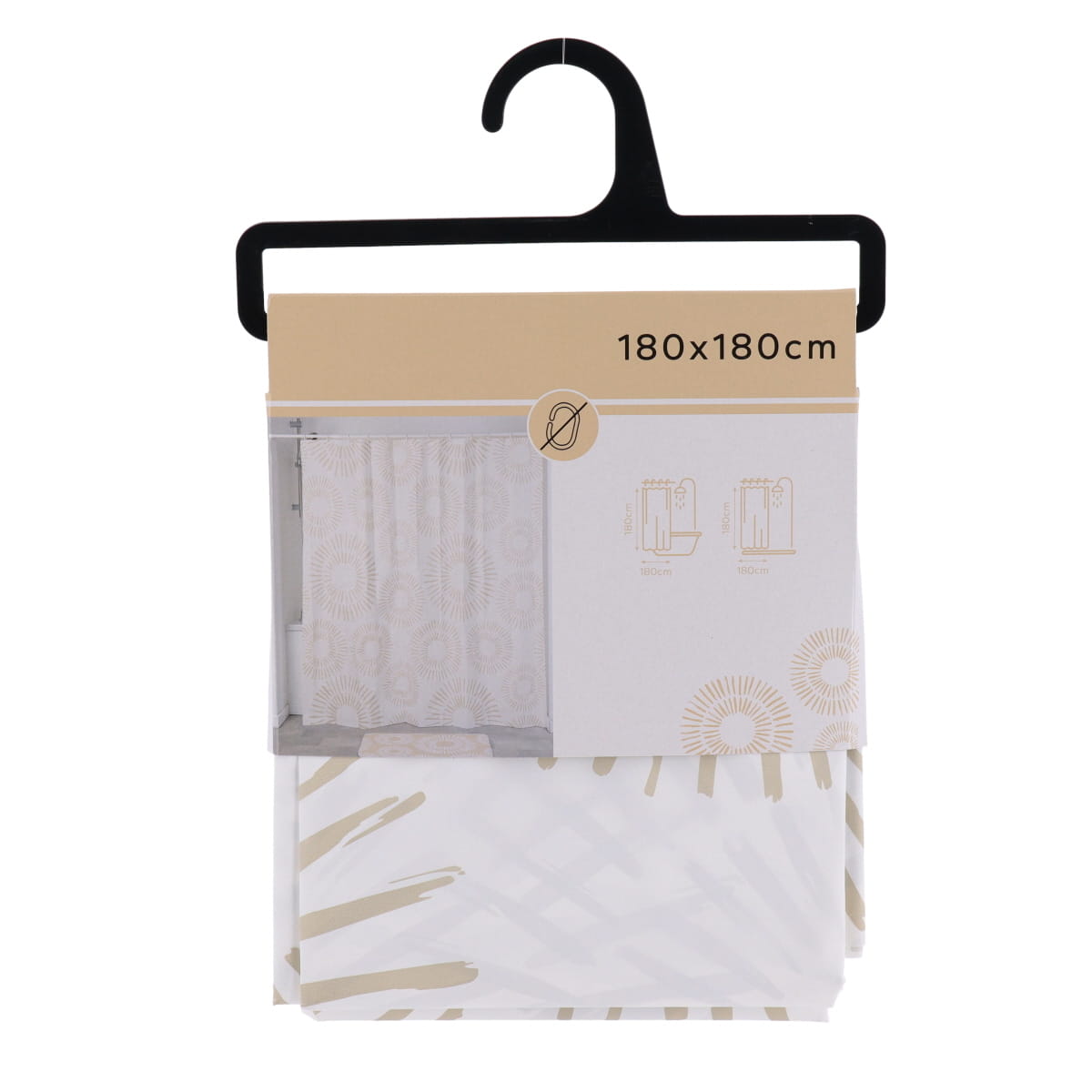 Perdea De Duș EVA PE 180X200 CM - Ethnic Spirals - ramosdecor