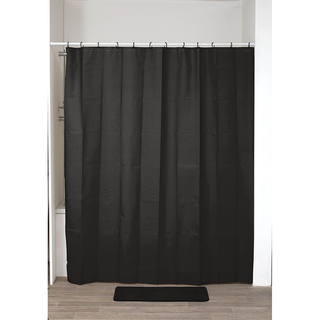 Perdea Duș PEVA 180x200 Cm - Negru - ramosdecor