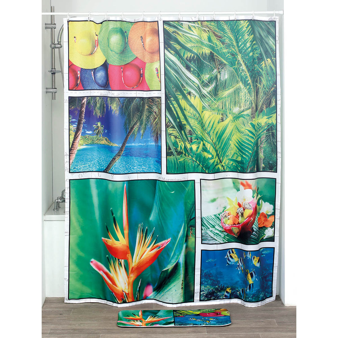 Perdea De Duș Poliester 180X200 Cm - Island Spirit - ramosdecor