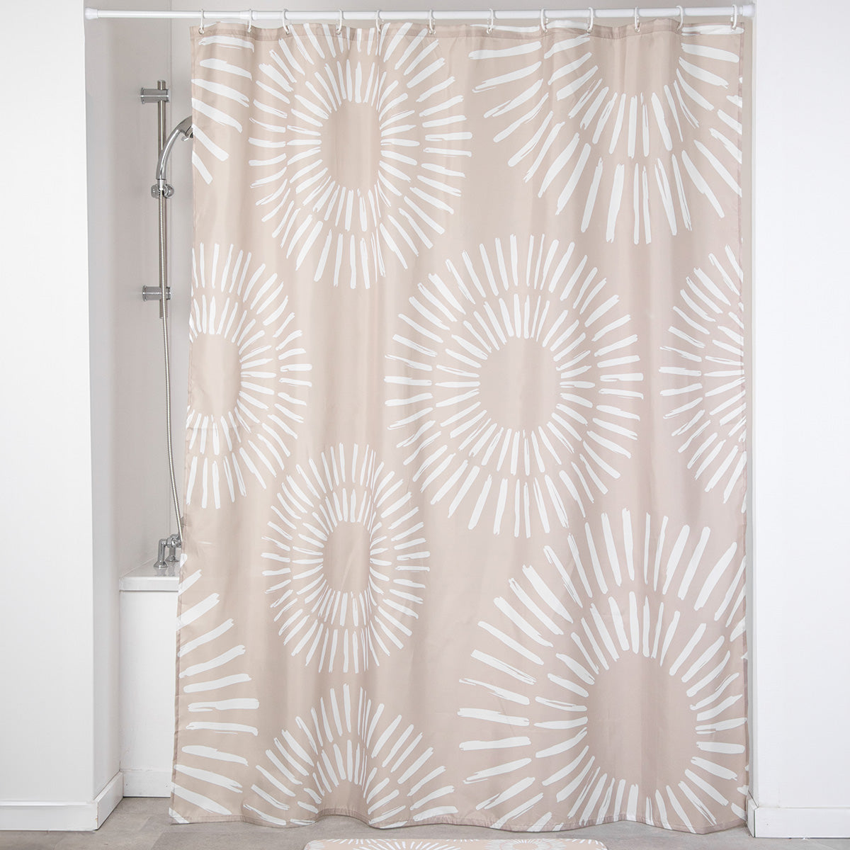 Perdea De Duș Poliester 180X200 Cm - Ethnic Spirals - ramosdecor