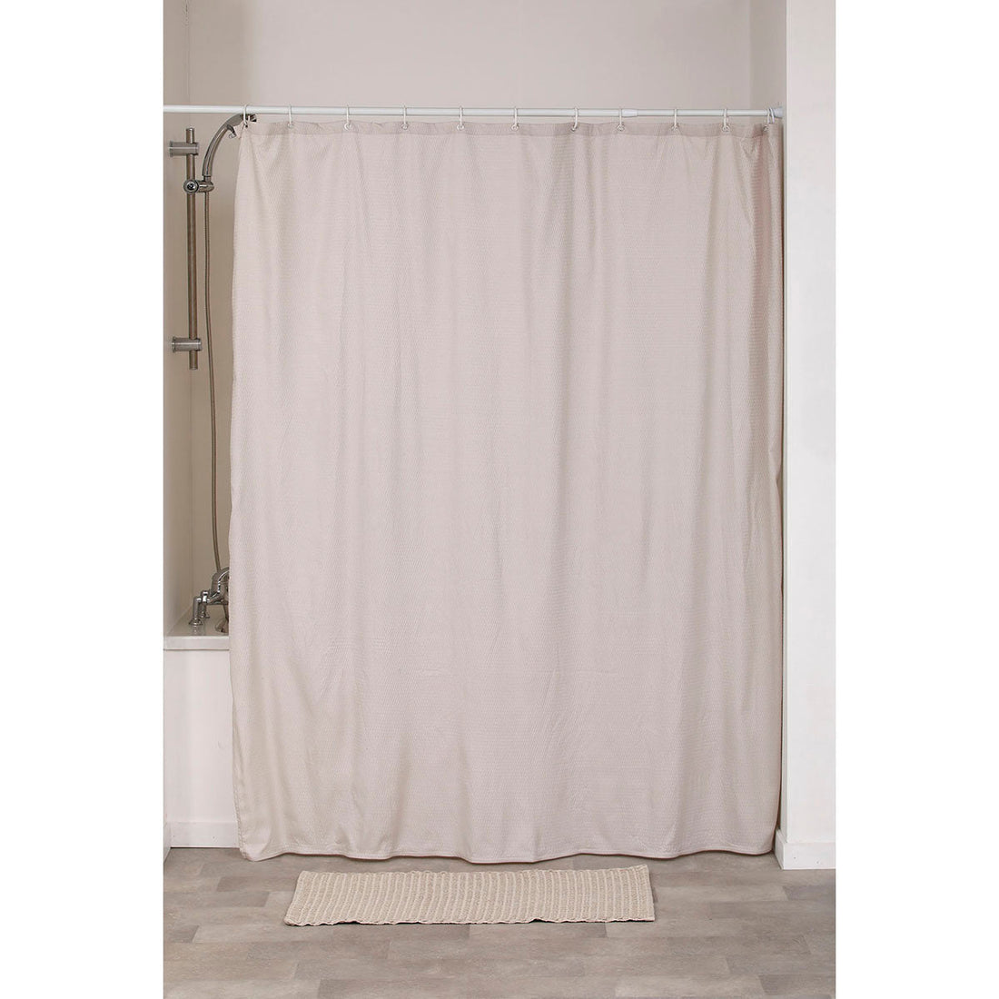 Perdea Duș Microfibră 180x200 Cm - Bej - ramosdecor