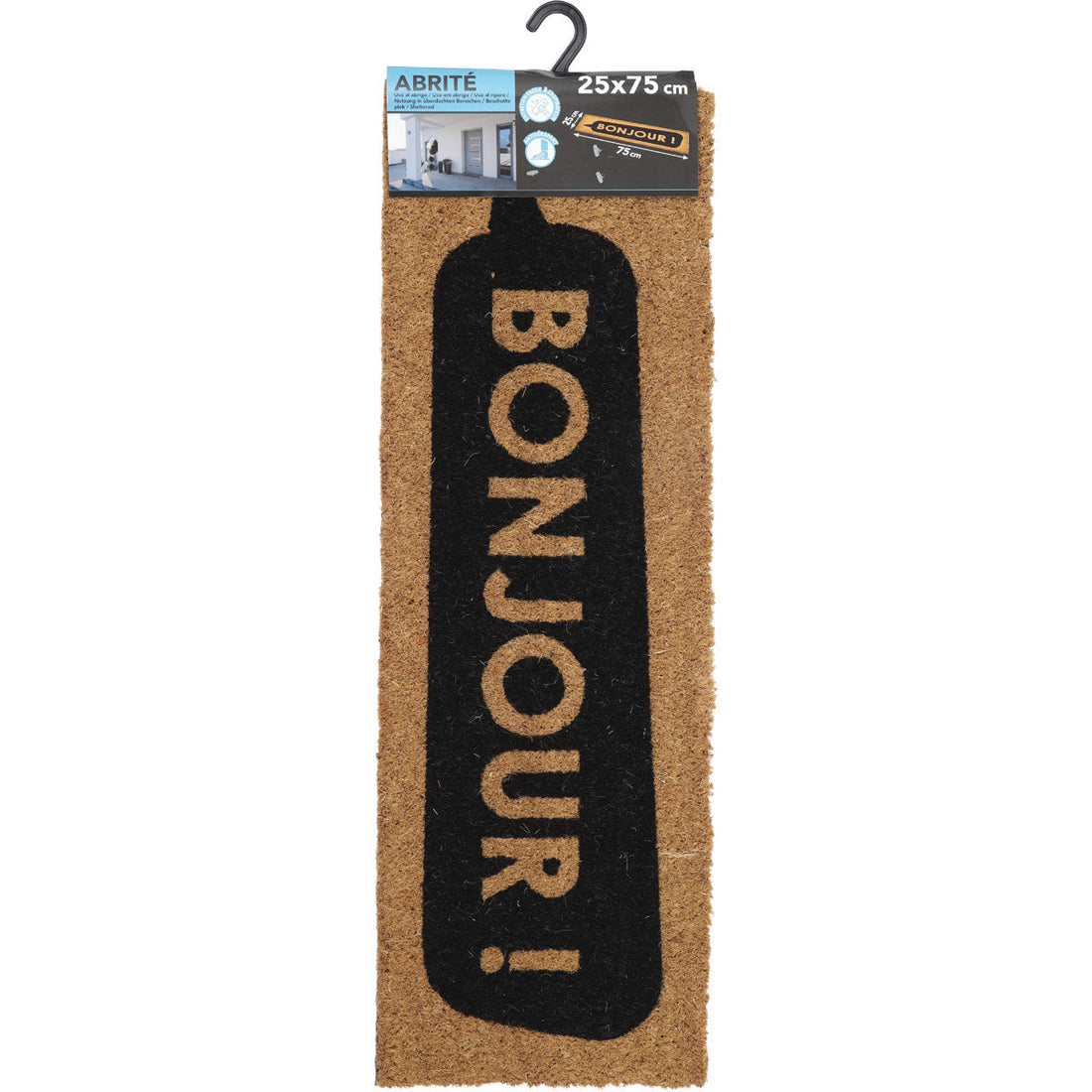 Preș Intrare Bonjour 25X75CM Coco - Negru - ramosdecor