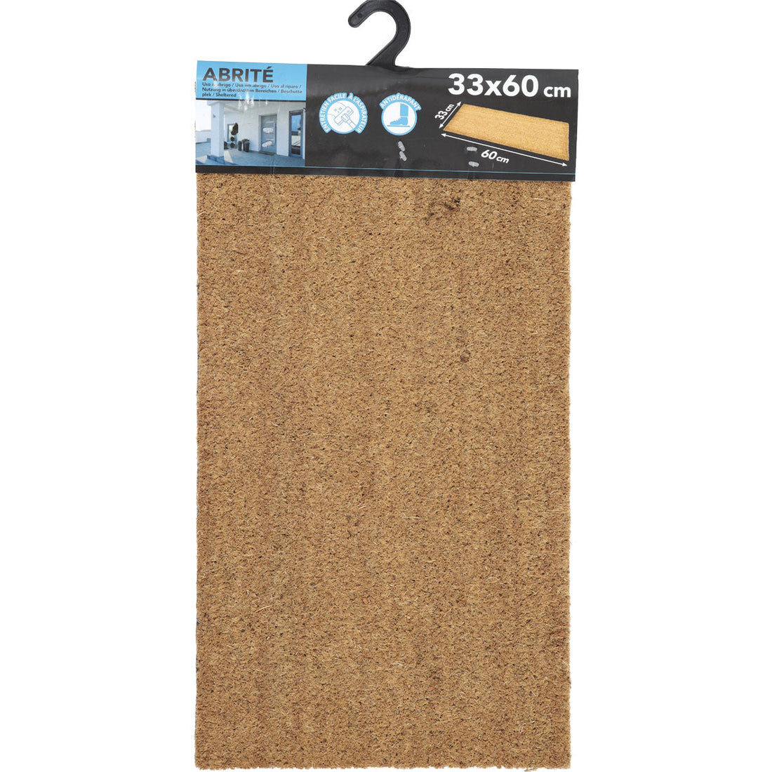 Preș Intrare Plain 33X60CM Coco - Natural - ramosdecor