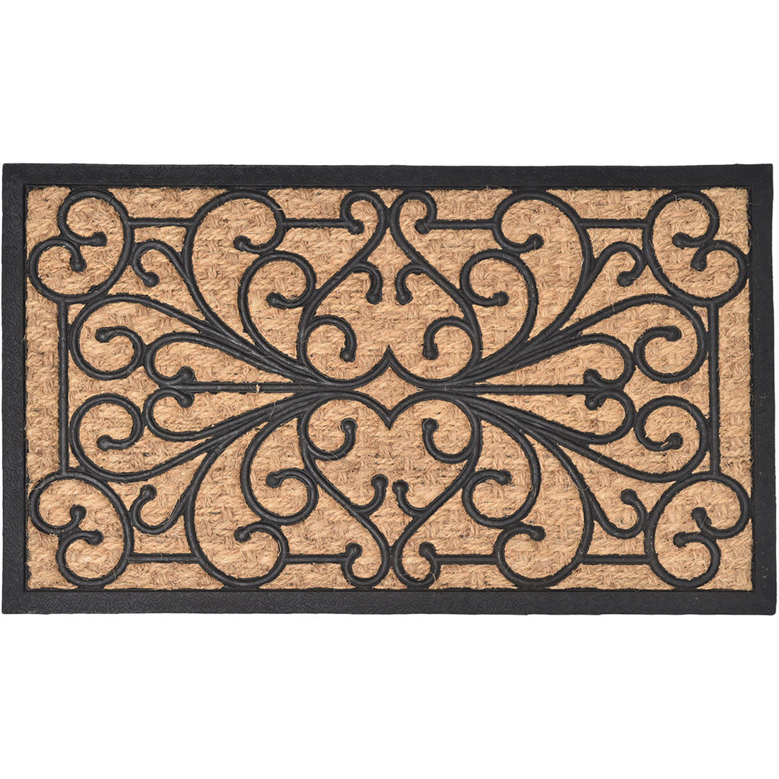 Preș Intrare Sally 40X60CM Coco/Cauciuc - Natural - ramosdecor