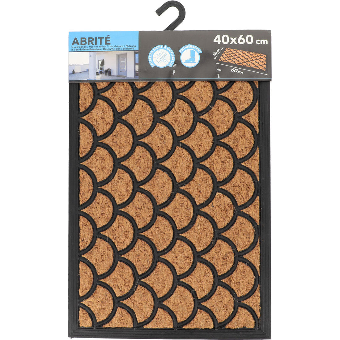 Preș Intrare Sally 40X60CM Coco/Cauciuc - Valuri - ramosdecor