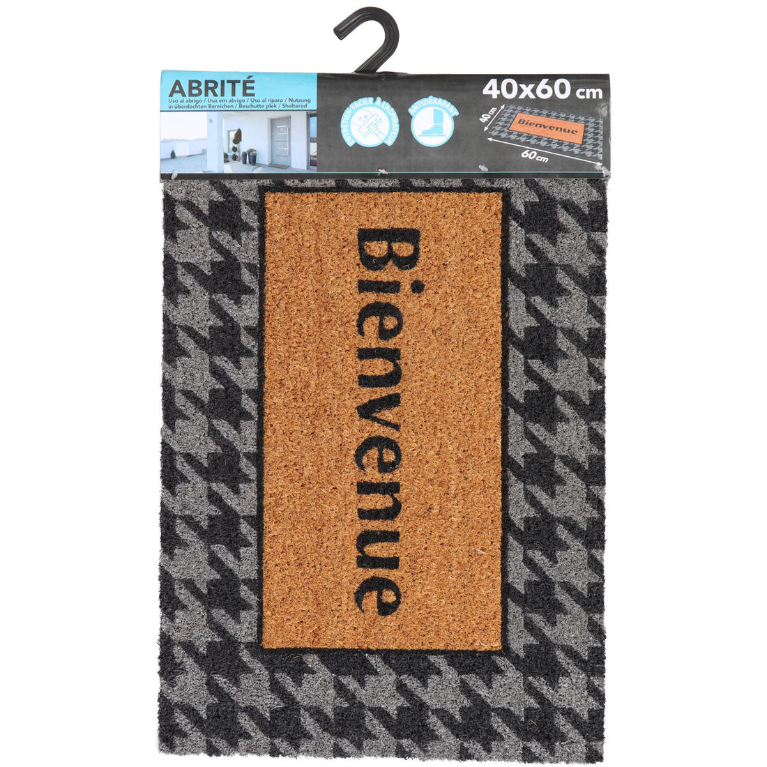 Preș Intrare Plain 40X60CM Coco/Pvc - Bienvenue - ramosdecor