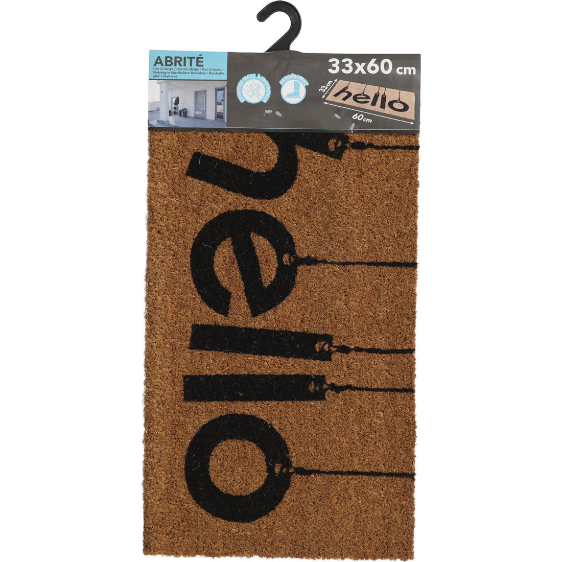 Preș Intrare Hello 33X60CM Coco/Pvc - ramosdecor