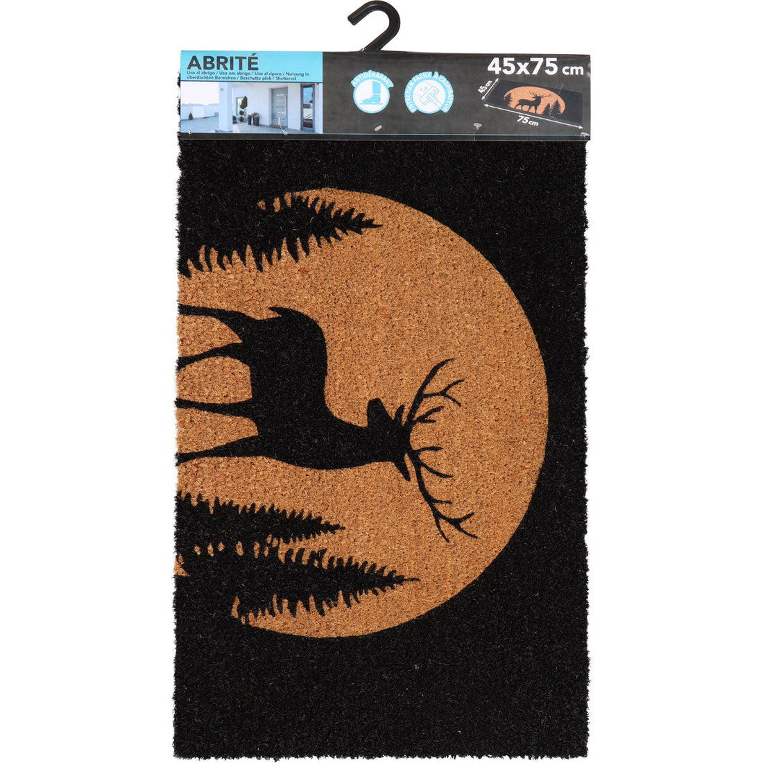 Preș Intrare Cerf 45X75CM Coco/Pvc - ramosdecor