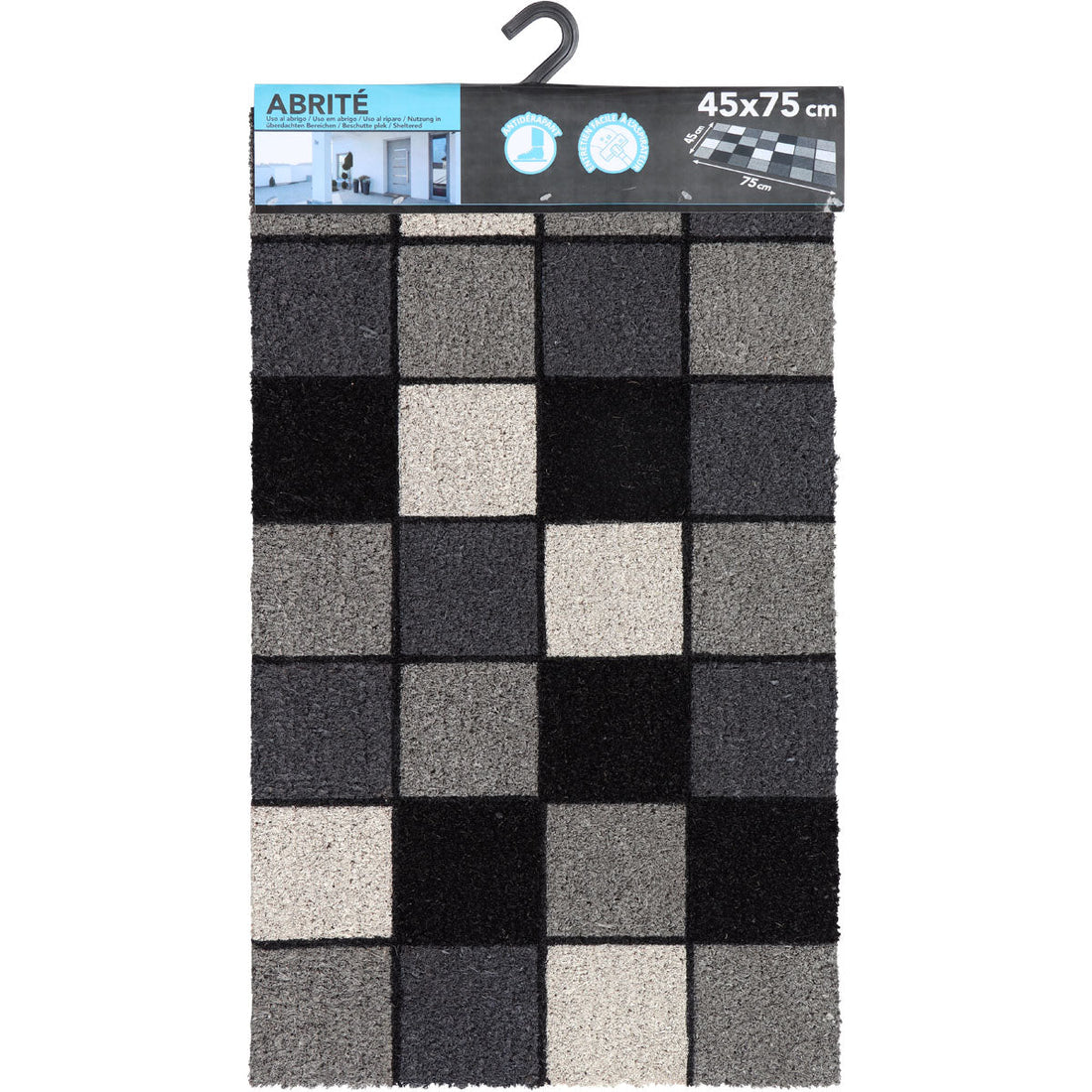 Preș Intrare Carlotta Gris 45X75CM Coco/Pvc - ramosdecor