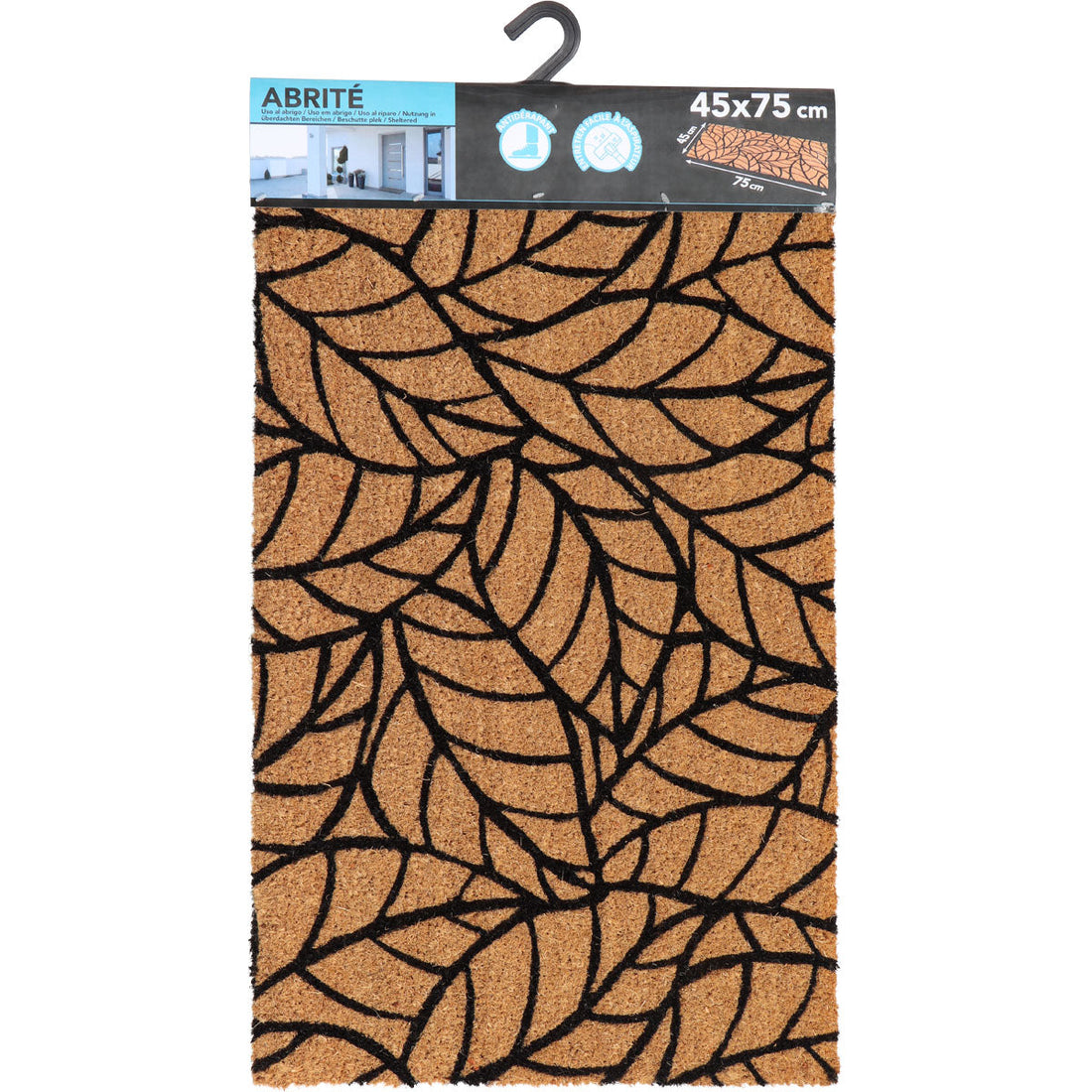 Preș Intrare Jungle Noir 45X75CM Coco/Pvc - ramosdecor