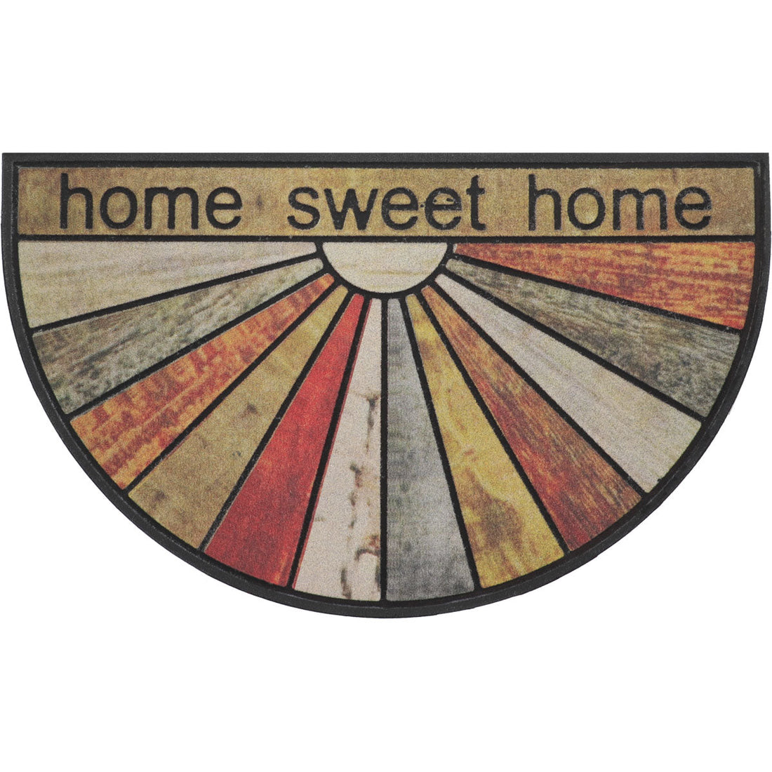 Preș Intrare Home Sweet Home Half-Moon 45X75CM Cauciuc - ramosdecor