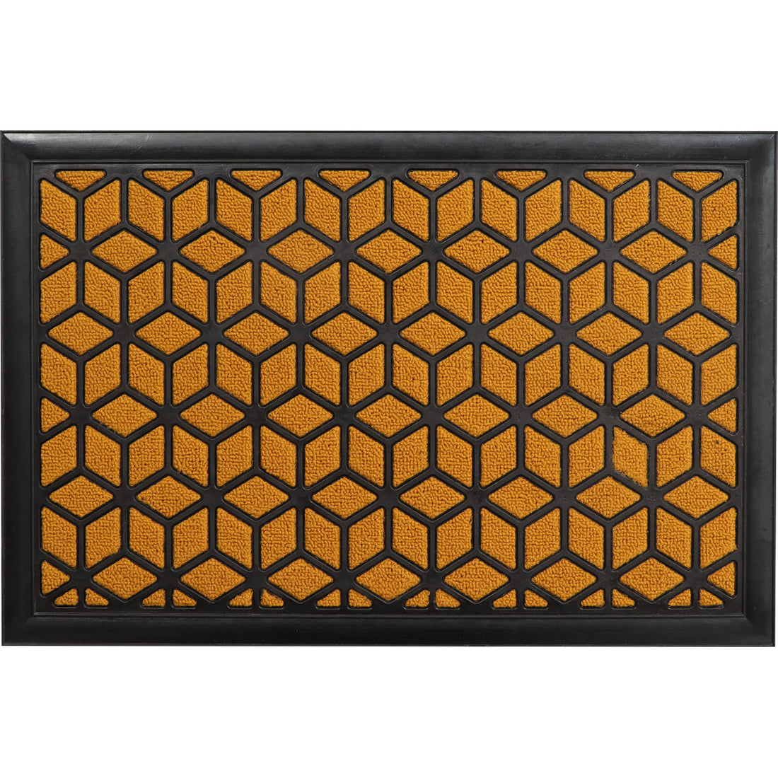 Preș Intrare Long Island 40X60CM Polipropilenă/Cauciuc - Galben Muștar - ramosdecor