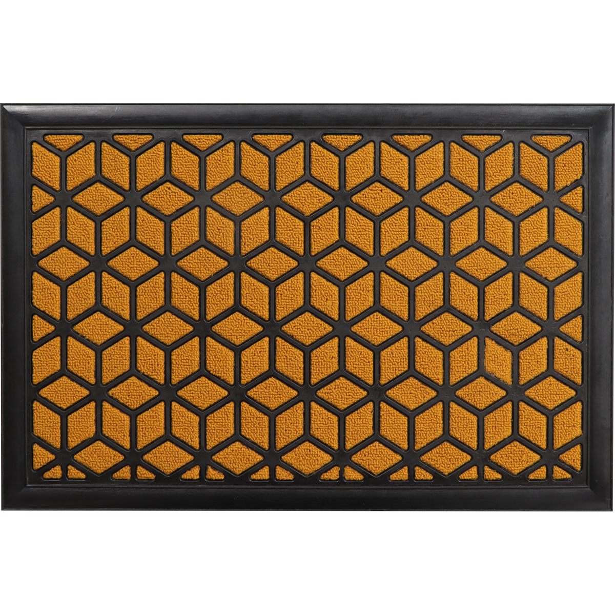 Preș Intrare Long Island 40X60CM Polipropilenă/Cauciuc - Galben Muștar - ramosdecor