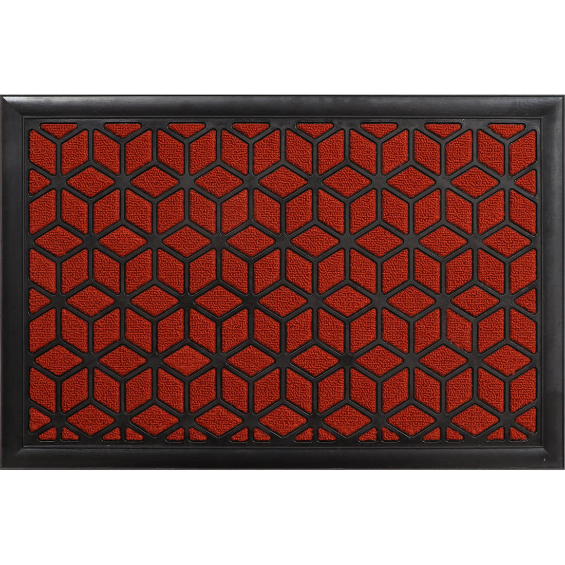 Preș Intrare Long Island 40X60CM Polipropilenă/Cauciuc - Roșu - ramosdecor