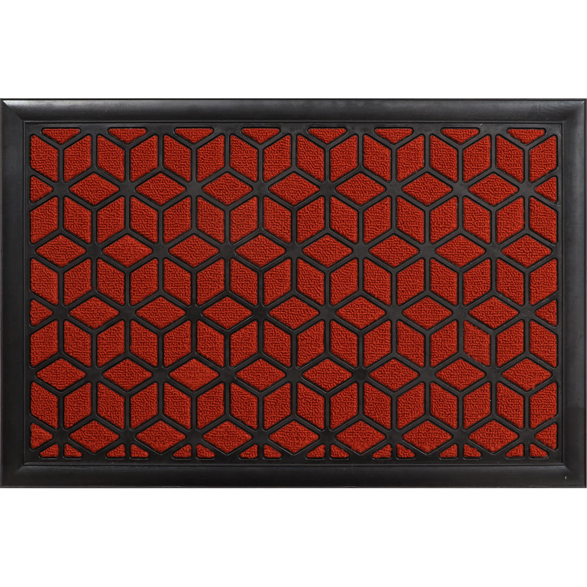 Preș Intrare Long Island 40X60CM Polipropilenă/Cauciuc - Roșu - ramosdecor