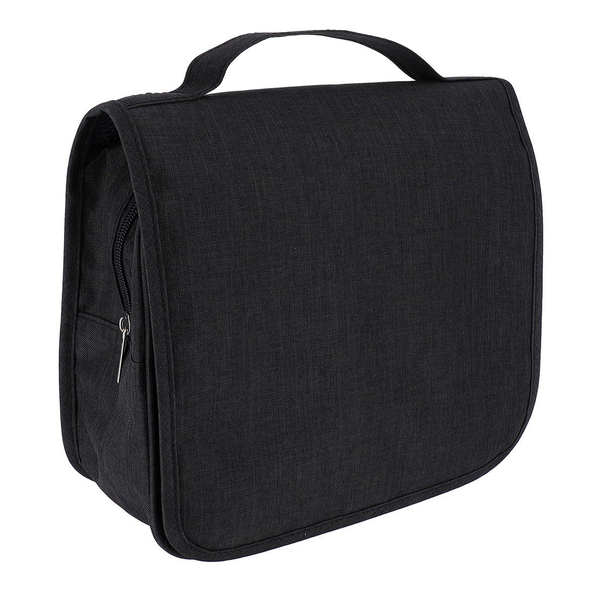 Geantă pentru Agățat cu Clapetă și Închidere cu Velcro Imprimat - Heather Black - ramosdecor