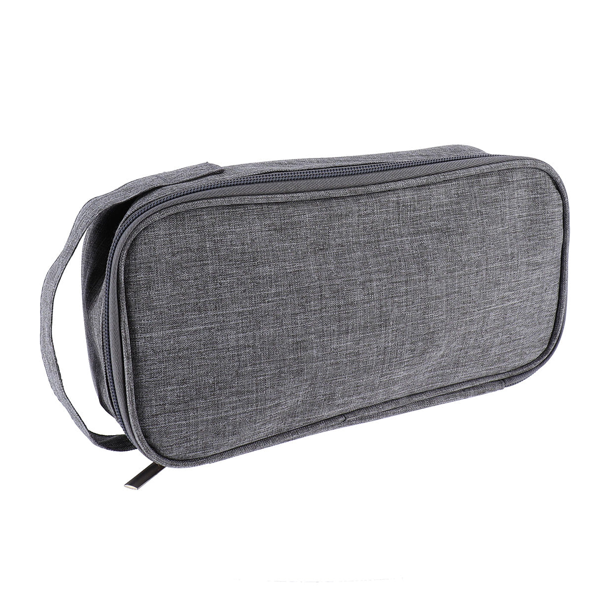 Organizator de Cabluri Iimprimat cu Închidere cu Fermoar - Heather Grey - ramosdecor