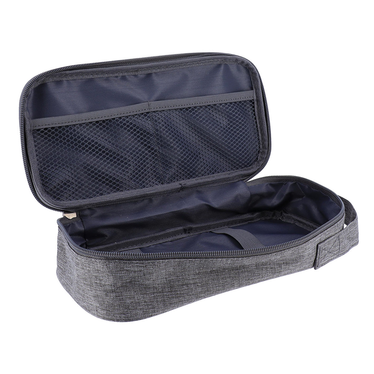 Organizator de Cabluri Iimprimat cu Închidere cu Fermoar - Heather Grey - ramosdecor