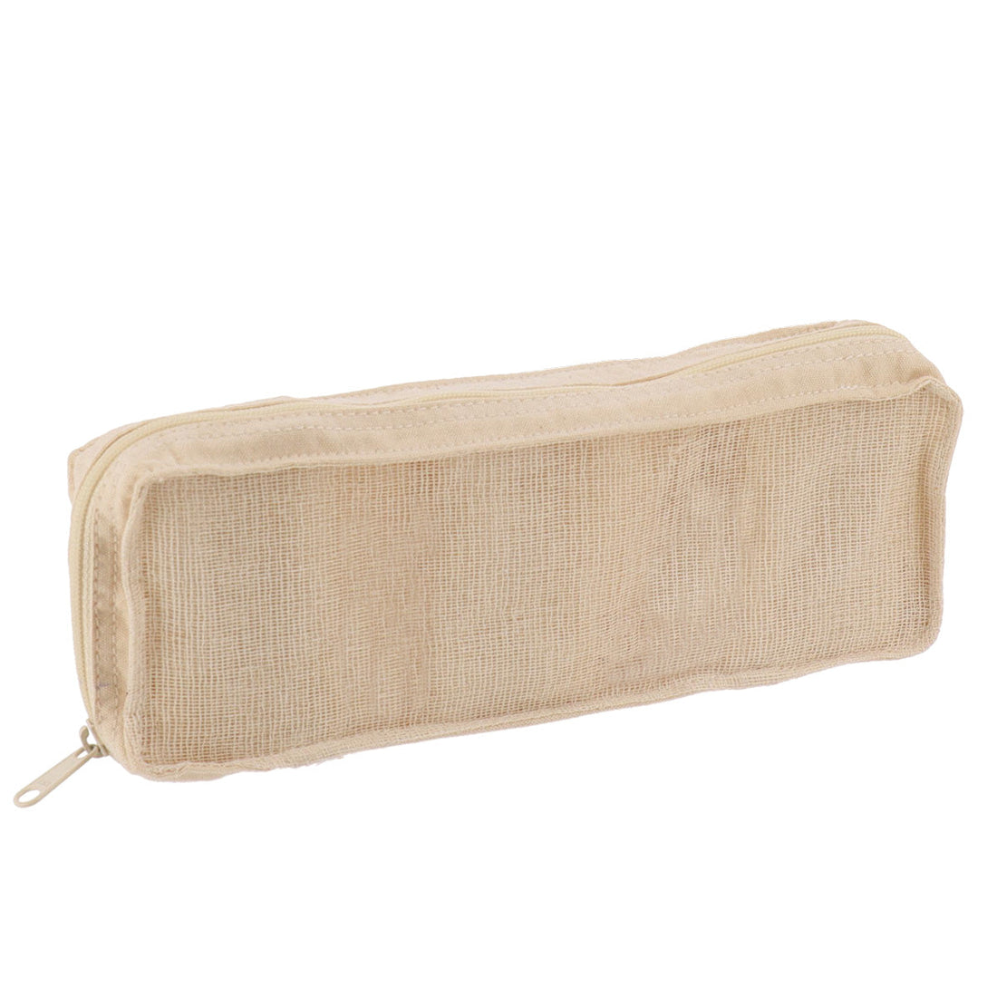 Geantă din Bumbac cu Fermoar pentru Periuță de Dinți - Natural - ramosdecor