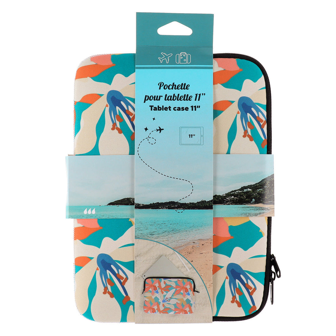 Geantă pentru Tabletă din Neopren Imprimat - Moorea - ramosdecor
