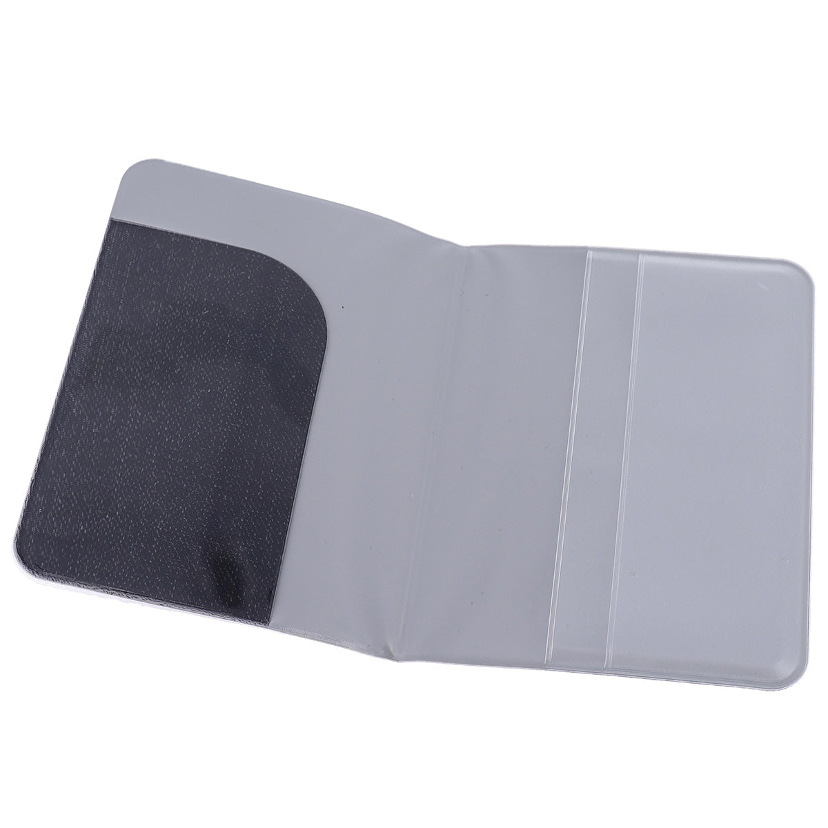 Husă de Pașaport Imprimată din PVC - Heather Black - ramosdecor