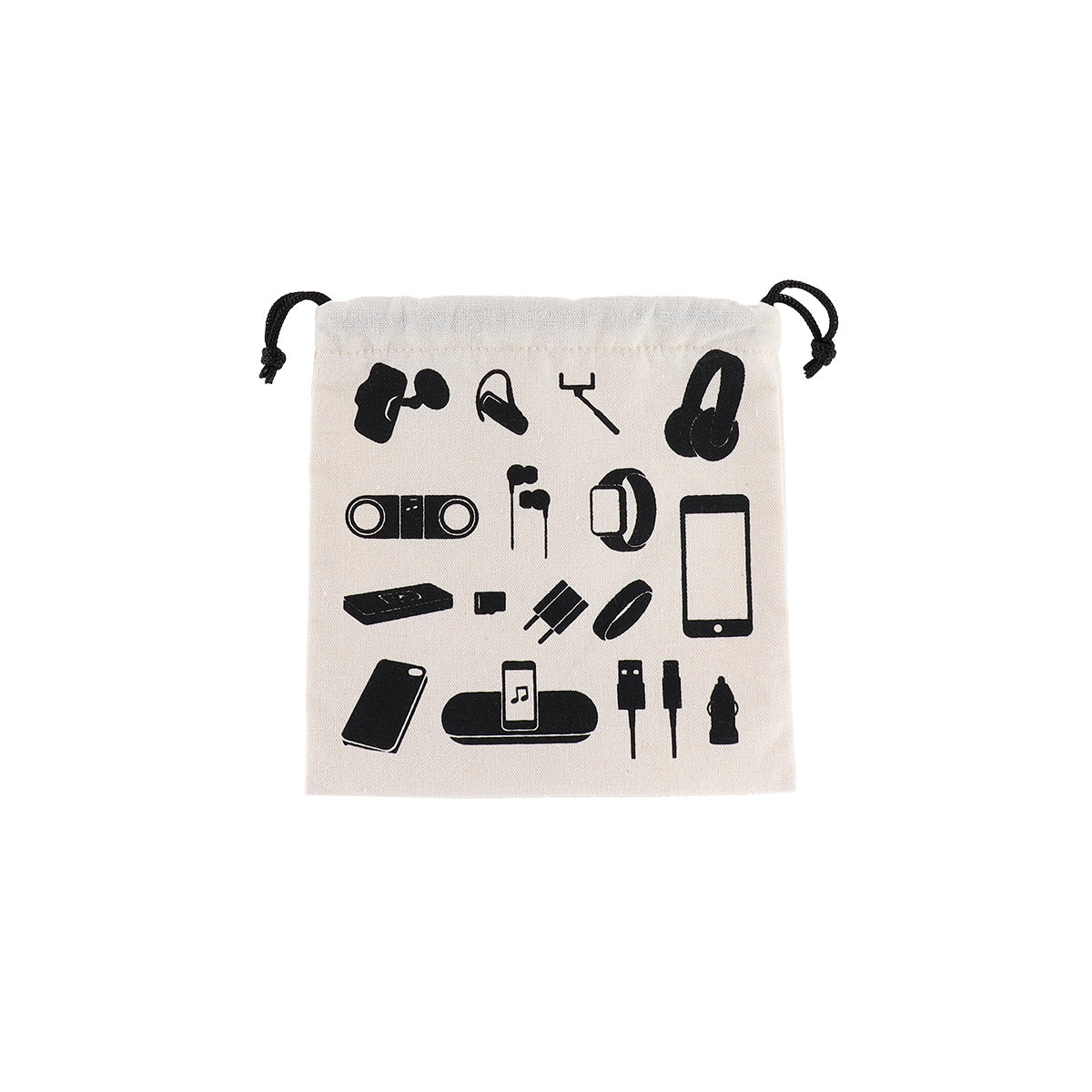 Geantă de Călătorie pentru Accesorii Electronice Imprimat - Natural - ramosdecor