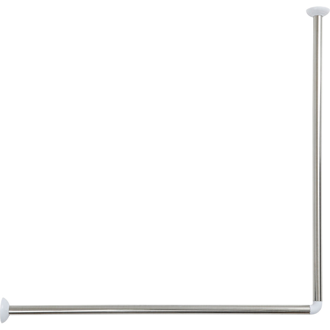 Bară Colțară Pentru Perdea De Duș Din Oțel Inoxidabil 80x80 Cm - Cromată ilustrat într-un decor elegant marca Ramos